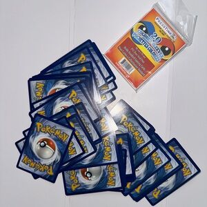 Pokemon Trading Card Game Set With 20 pouch colorless sleeve set NEW